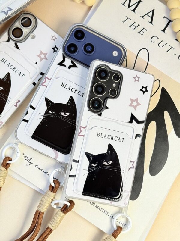 قاب Black Cat جاکارتی دار (کدC2266)