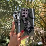 قاب ماه و پروانه گوشی سامسونگ مدل گوشی a24