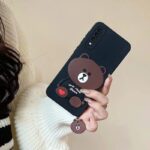 قاب خرسی فانتزی گوشی سامسونگ S20 FE رنگ مشکی