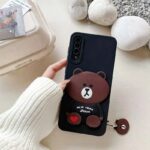 قاب خرسی فانتزی گوشی سامسونگ S20 FE رنگ مشکی