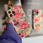 قاب پارچه ای طرح گل گوشی آیفون 13 پرو