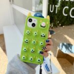 قاب سیلیکونی پاپیت مایک همراه با بند گوشی آیفون 13 پرو