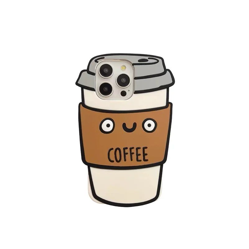 قاب فانتزی سیلیکونی کافی coffee گوشی آیفون مدل گوشی 14pm 1 قاب فانتزی سیلیکونی کافی coffee گوشی آیفون مدل گوشی 14pm