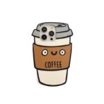 قاب فانتزی سیلیکونی کافی coffee گوشی آیفون مدل گوشی 11
