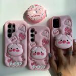 قاب فانتزی سیلیکونی طرح خوک پاپ سوکتی گوشی سامسونگ مدل گوشی a24