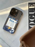 قاب گوشی شفاف طرح عناصر زمین (سفارشی)