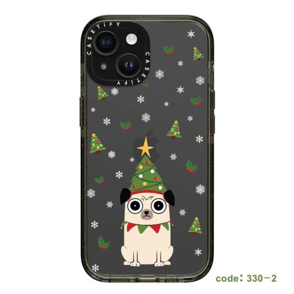 قاب گوشی شفاف طرح کریسمس Christmas (سفارشی)