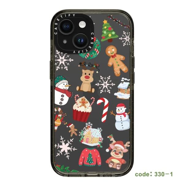 قاب گوشی شفاف طرح کریسمس Christmas (سفارشی)