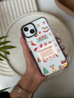 قاب گوشی شفاف طرح کریسمس Christmas (سفارشی)