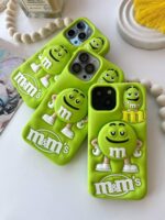 قاب سیلیکونی M&M گوشی آیفون 12 و آیفون 12 پرو