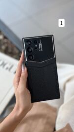قاب طرح VERTU چرم گوشی سامسونگ S25 الترا