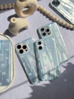 قاب طرح پاپیون آبی گوشی آیفون 13 و آیفون 14