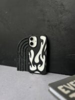 قاب طرح شعله Black Flame گوشی سامسونگ S25 الترا