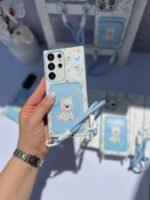قاب جا کارتی دار سگ آبی گوشی سامسونگ A13 4G
