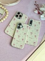 قاب سفید طرح پاپیون صورتی گوشی شیائومی ردمی نوت 14 پرو 4G