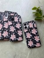 کاور طرح تدی صورتی گوشی سامسونگ A16