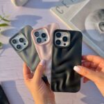 قاب طرح موج دار سیلیکونی گوشی آیفون 16 پرو