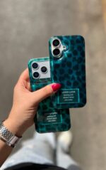 قاب طرح پلنگی سبز بدون بند گوشی شیائومی ردمی نوت 13 پرو 4G