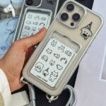 قاب فانتزی Lovely Friend طرح سگ و گربه با بند آویز