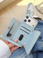 قاب Jeans Wallet طرح کیف پول گوشی آیفون 15 پرومکس