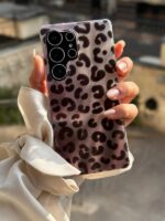 قاب Golden Leo طرح پلنگی گوشی سامسونگ S21 FE