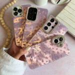 کاور طرح شکوفه صورتی گوشی سامسونگ S25 الترا
