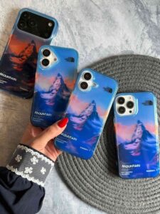 قاب طرح Mountain Sunset هولوگرامی