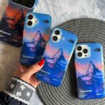 قاب طرح Mountain Sunset هولوگرامی گوشی آیفون 13 پرومکس