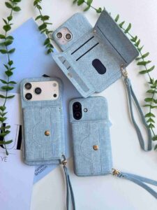 قاب Jeans Wallet طرح کیف پول گوشی آیفون 15 پرومکس