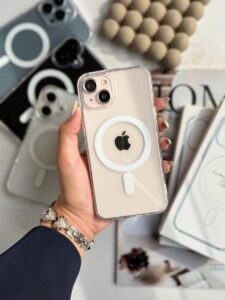 قاب گوشی آیفون 16 پرو شفاف مگ سیف دار