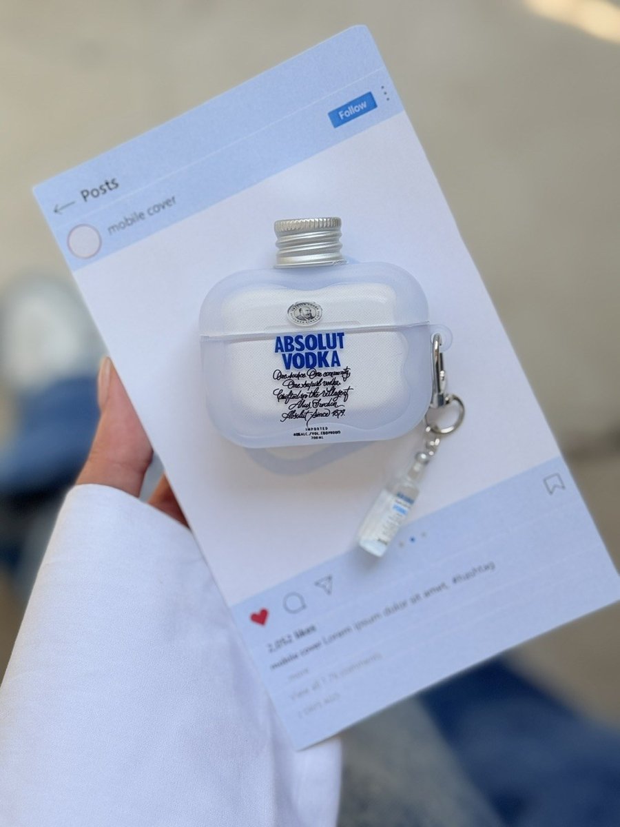 ایرپاد Absolut Vodka با آویز (کدa0334) ایرپاد Absolut Vodka با آویز (کدa0334)