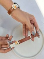 بند اپل واچ چرمی پیشی (کدw5083)
