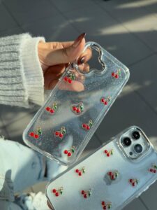 قاب شفاف شاین طرح آلبالو گوشی آیفون 17 پرومکس