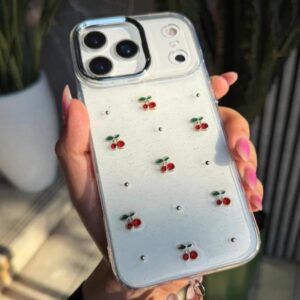قاب شفاف شاین طرح آلبالو گوشی آیفون 16 پرو
