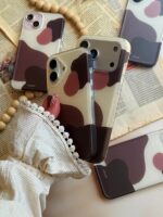 قاب ژله ای طرح Brown Marble گوشی آیفون 17