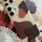 قاب ژله ای طرح Brown Marble گوشی آیفون 16
