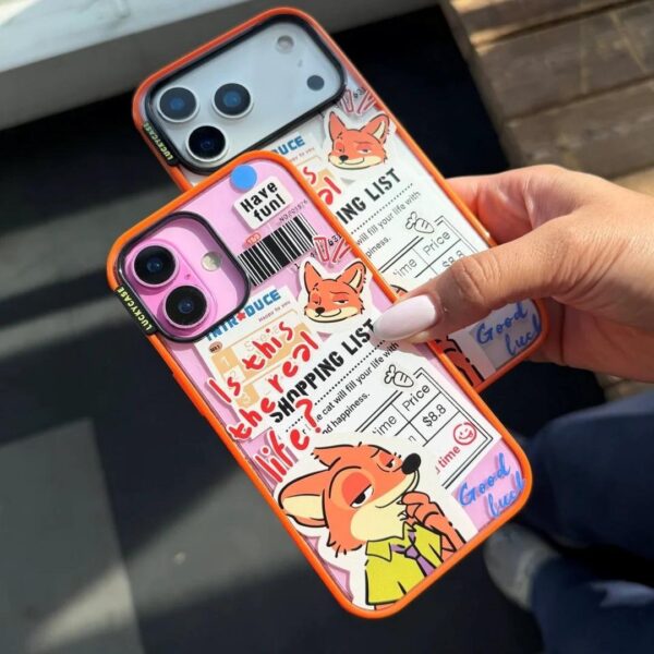 قاب Zootopia طرح روباه گوشی آیفون 17 پرومکس